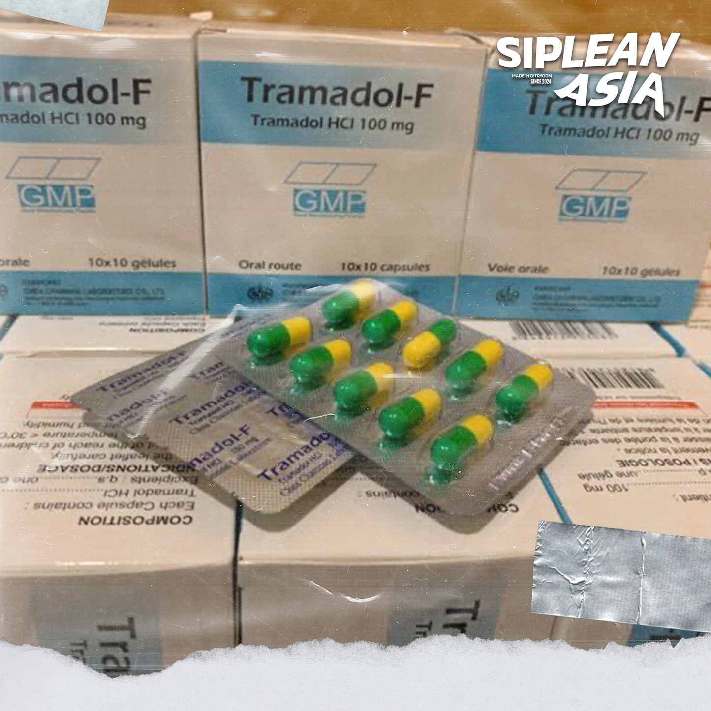 Tramadol 100 mg (10 แผง)